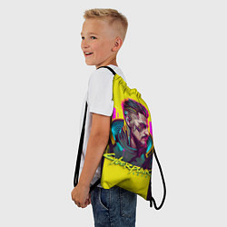 Рюкзак-мешок Киберпанк 2077 Арт, цвет: 3D-принт — фото 2