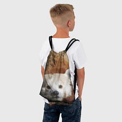 Рюкзак-мешок Красная панда ждёт, цвет: 3D-принт — фото 2