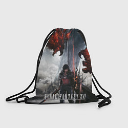 Рюкзак-мешок Клайв и Феникс Final fantasy 16, цвет: 3D-принт