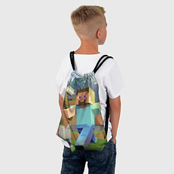 Рюкзак-мешок Майнкрафт с киркой, цвет: 3D-принт — фото 2