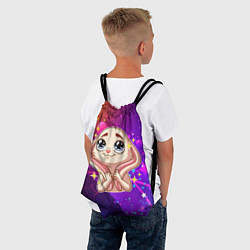 Рюкзак-мешок Сильно восхищенная зайка, цвет: 3D-принт — фото 2