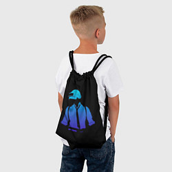 Рюкзак-мешок ПАБГ воин, цвет: 3D-принт — фото 2