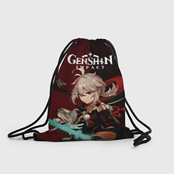 Рюкзак-мешок Genshin Impact Каэдэхара Кадзуха, цвет: 3D-принт