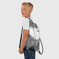 Рюкзак-мешок Сноуборд серый, цвет: 3D-принт — фото 2