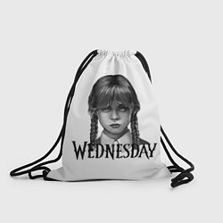 Рюкзак-мешок Уэнсдэй Аддамс - Wednesday, цвет: 3D-принт