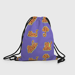 Рюкзак-мешок Принт с леопардами, цвет: 3D-принт