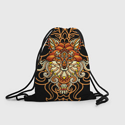 Рюкзак-мешок Золотая лиса, цвет: 3D-принт