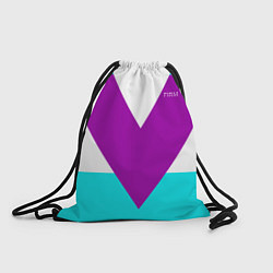 Рюкзак-мешок В ретро стиле FIRM, цвет: 3D-принт