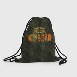 Рюкзак-мешок Russia камуфляж, цвет: 3D-принт