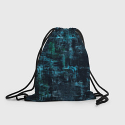 Рюкзак-мешок Голубой абстракт, цвет: 3D-принт