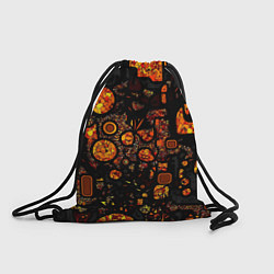 Рюкзак-мешок Арт нейросети с абстрактным узором, цвет: 3D-принт