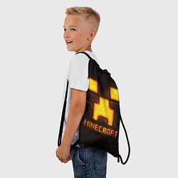 Рюкзак-мешок Minecraft lava, цвет: 3D-принт — фото 2