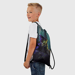 Рюкзак-мешок Генерал в киберпанк, цвет: 3D-принт — фото 2