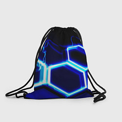 Рюкзак-мешок Neon abstraction plates storm, цвет: 3D-принт