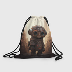 Рюкзак-мешок Робот зверёк, цвет: 3D-принт