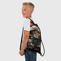 Рюкзак-мешок Котенок солдат, цвет: 3D-принт — фото 2