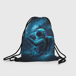 Рюкзак-мешок An astronaut in blue space, цвет: 3D-принт