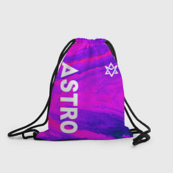 Рюкзак-мешок Astro neon grunge, цвет: 3D-принт