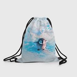 Рюкзак-мешок Милый пингвин - папочка, цвет: 3D-принт