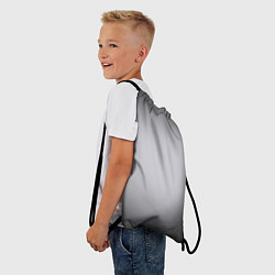 Рюкзак-мешок Серебристый градиент, цвет: 3D-принт — фото 2
