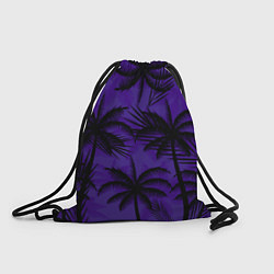 Рюкзак-мешок Пальмы в ночи, цвет: 3D-принт