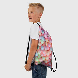 Рюкзак-мешок Разноцветные шарики, цвет: 3D-принт — фото 2