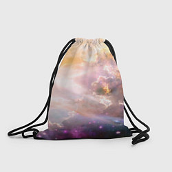 Рюкзак-мешок Аморфное абстрактное космическое красочное небо, цвет: 3D-принт