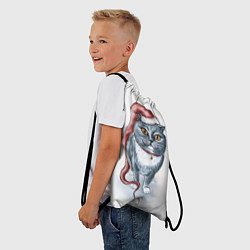 Рюкзак-мешок Кот гномыч, цвет: 3D-принт — фото 2