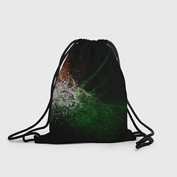 Рюкзак-мешок Неоновый всплеск трехцветный, цвет: 3D-принт
