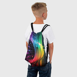 Рюкзак-мешок Волна красок, цвет: 3D-принт — фото 2