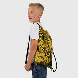 Рюкзак-мешок Желтый хаос, цвет: 3D-принт — фото 2