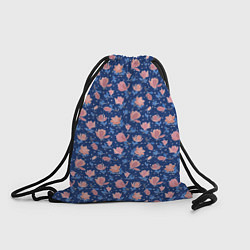Рюкзак-мешок Магнолии в космосе, цвет: 3D-принт