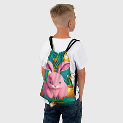 Рюкзак-мешок Pink rabbit, цвет: 3D-принт — фото 2