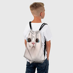 Рюкзак-мешок Милый кот с большими глазами, цвет: 3D-принт — фото 2