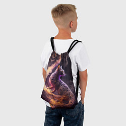 Рюкзак-мешок Звездный кот, цвет: 3D-принт — фото 2