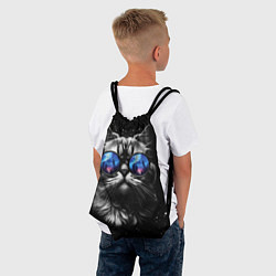 Рюкзак-мешок Кот видит млечный путь, цвет: 3D-принт — фото 2