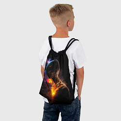 Рюкзак-мешок Инопланетянин в космическом пространстве, цвет: 3D-принт — фото 2