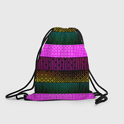Рюкзак-мешок Patterned stripes, цвет: 3D-принт