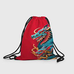 Рюкзак-мешок Japanese dragon - irezumi, цвет: 3D-принт
