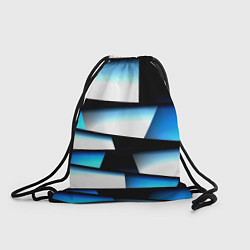 Рюкзак-мешок Решетка из линий и полос, цвет: 3D-принт