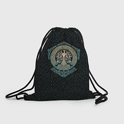 Рюкзак-мешок Древо и вороны, цвет: 3D-принт