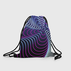 Рюкзак-мешок Динамичная неоновая спираль, цвет: 3D-принт
