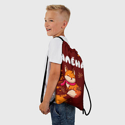 Рюкзак-мешок Алёна осенняя лисичка, цвет: 3D-принт — фото 2