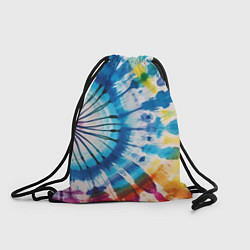 Рюкзак-мешок Арт нейросети в стиле тай-дай, цвет: 3D-принт