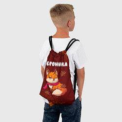 Рюкзак-мешок Вероника осенняя лисичка, цвет: 3D-принт — фото 2