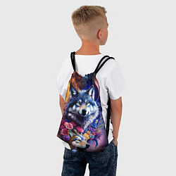 Рюкзак-мешок Звездные волки, цвет: 3D-принт — фото 2
