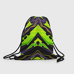 Рюкзак-мешок Ядовитый экстримальный узор, цвет: 3D-принт