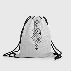 Рюкзак-мешок Тату геометрия, цвет: 3D-принт