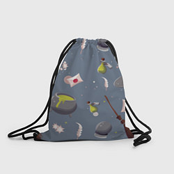 Рюкзак-мешок Паттерн с магическими принадлежностями, цвет: 3D-принт