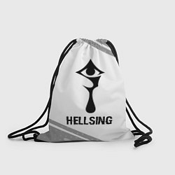 Мешок для обуви Hellsing glitch на светлом фоне
